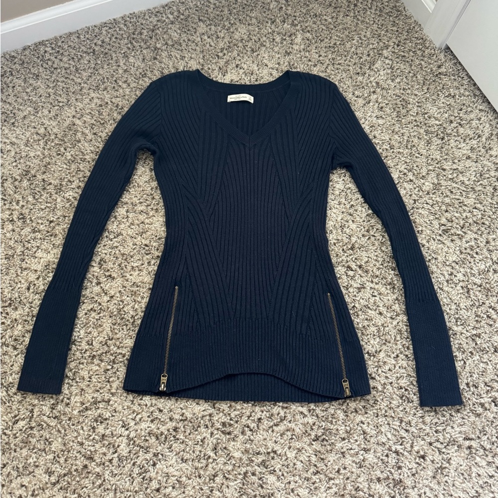 Navy Blue Abercrombie & Fitch Sweater